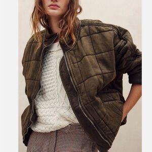 Free People Dolman Quilted Jacket